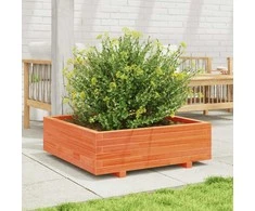 Sodo lovelis, vaško rudas, 90x90x26,5cm, pušies masyvas
