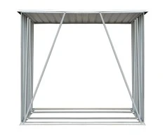 Sodo malkinė, antracito, 163x83x154cm, galvanizuotas plienas