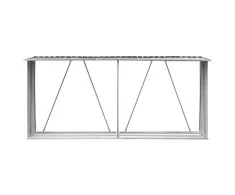 Sodo malkinė, antracito, 330x84x152cm, galvanizuotas plienas