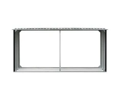 Sodo malkinė, antracito, 330x92x153cm, galvanizuotas plienas