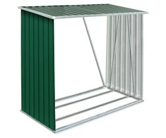 Sodo malkinė, žalia, 163x83x154cm, galvanizuotas plienas