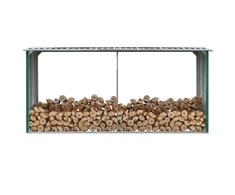 Sodo malkinė, žalia, 330x92x153cm, galvanizuotas plienas