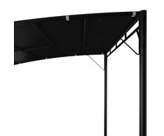 Sodo markizė nuo saulės, antracito spalvos, 3x3x2,55m