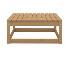 Lauko baldų komplektas Sodo pakoja, medaus ruda, 70x70x30cm, pušies medienos masyvas
