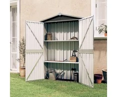 Sodo pašiūrė, antracito, 116x45x175cm, galvanizuotas plienas