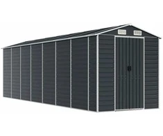 Sodo pašiūrė, antracito, 191x640x198cm, galvanizuotas plienas