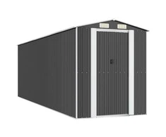 Sodo pašiūrė, antracito, 192x606x223cm, galvanizuotas plienas
