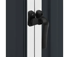 Sodo pašiūrė, antracito, 195x198x159cm, galvanizuotas plienas