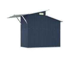 Sodo pašiūrė, antracito, 270x130x208,5cm, galvanizuotas plienas