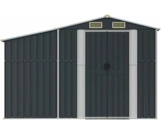 Sodo pašiūrė, antracito, 277x279x179cm, galvanizuotas plienas