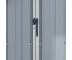 Sodo pašiūrė, pilka, 116x45x175cm, galvanizuotas plienas