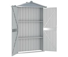 Sodo pašiūrė, pilka, 116x45x175cm, galvanizuotas plienas