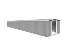 Sodo pašiūrė, pilka, 257x990x181cm, galvanizuotas plienas