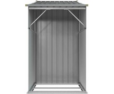 Sodo pašiūrė, pilka, 277x93x179cm, galvanizuotas plienas