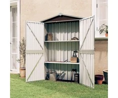 Sodo pašiūrė, ruda, 116x45x175cm, galvanizuotas plienas