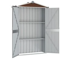 Sodo pašiūrė, ruda, 116x45x175cm, galvanizuotas plienas