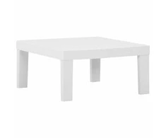 Sodo poilsio stalas, baltos spalvos, plastikas