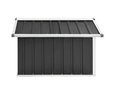 Sodo roboto vejapjovės garažas, antracito, 92x97x63cm, plienas