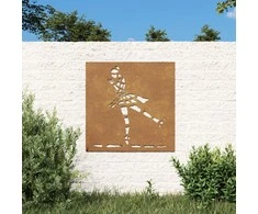 Nuotraukų rėmelis Sodo sienos dekoracija, 55x55cm, corten plienas, balerina