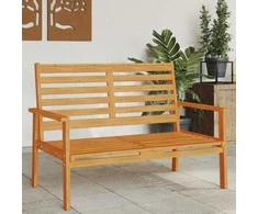 Sodo sofa-suoliukas, 120cm, akacijos medienos masyvas
