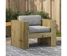 Sodo sofos dalis, 79x60x62cm, impregnuota pušies mediena