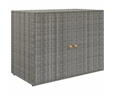 Sodo spintelė daiktams, pilka, 100x55,5x80cm, poliratanas