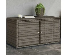 Sodo spintelė daiktams, pilka, 110x55x60,5cm, poliratanas