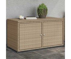 Sodo spintelė daiktams, smėlio, 110x55x60,5cm, poliratanas