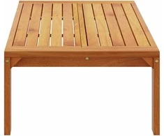 Sodo stalas, 100x50x27cm, akacijos medienos masyvas