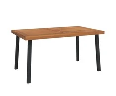 Sodo stalas, 150x90x75cm, akacijos medienos masyvas