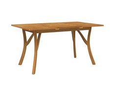 Sodo stalas, 150x90x75cm, akacijos medienos masyvas