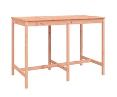 Sodo stalas, 159,5x82,5x110cm, duoglas eglės medienos masyvas
