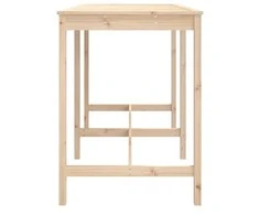 Sodo stalas, 159,5x82,5x110cm, pušies medienos masyvas