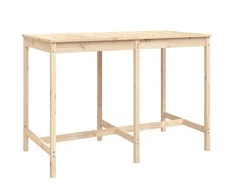 Sodo stalas, 159,5x82,5x110cm, pušies medienos masyvas