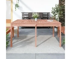 Sodo stalas, 159,5x82,5x76cm, duoglas eglės medienos masyvas
