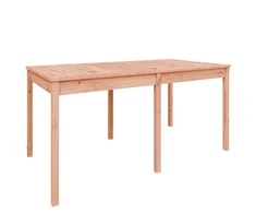 Sodo stalas, 159,5x82,5x76cm, duoglas eglės medienos masyvas