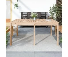 Sodo stalas, 159,5x82,5x76cm, pušies medienos masyvas
