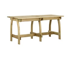 Sodo stalas, 160x74x75cm, impregnuota pušies mediena