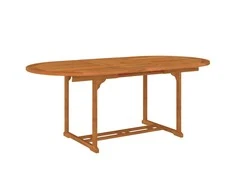 Sodo stalas, 200x100x75cm, eukalipto medienos masyvas