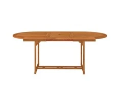 Sodo stalas, 200x100x75cm, eukalipto medienos masyvas