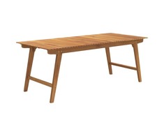 Sodo stalas, 200x90x75cm, akacijos medienos masyvas