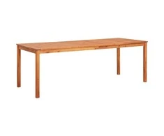 Sodo stalas, 215x90x74cm, akacijos medienos masyvas