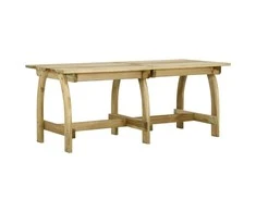 Sodo stalas, 220x74x75cm, impregnuota pušies mediena
