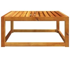 Sodo stalas, 65x65x29cm, akacijos medienos masyvas