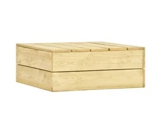 Sodo stalas, 75x75x31cm, impregnuota pušies mediena