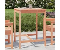 Sodo stalas, 82,5x82,5x110cm, duoglas eglės medienos masyvas