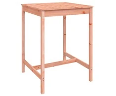 Sodo stalas, 82,5x82,5x110cm, duoglas eglės medienos masyvas