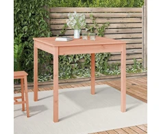 Sodo stalas, 82,5x82,5x76cm, duoglas eglės medienos masyvas