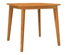 Sodo stalas, 85x85x75cm, akacijos medienos masyvas