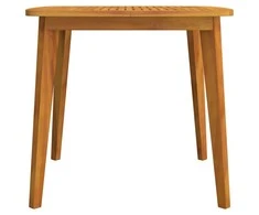 Sodo stalas, 85x85x75cm, akacijos medienos masyvas
